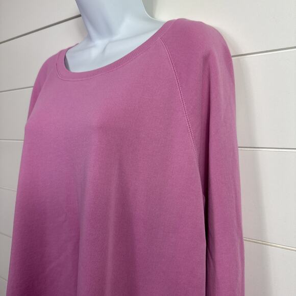 Lilly Pulitzer Luxletic Beachcomber Pullover Sweatshirt Lilac Rose sz XL - Picture 3 of 8